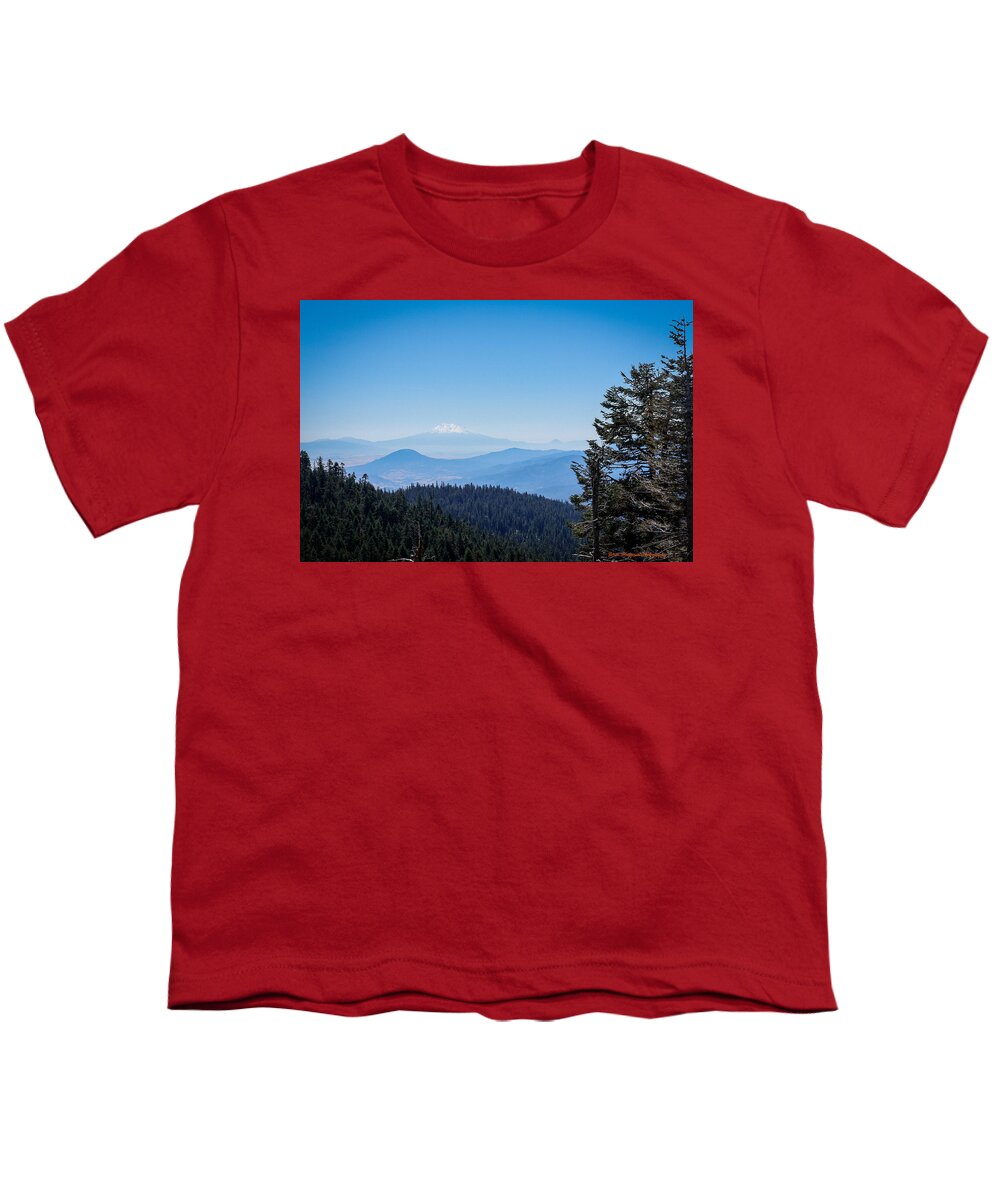Mt Shasta in the haze #1 - Youth T-Shirt
