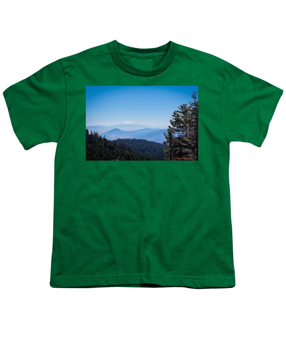 Mt Shasta in the haze #1 - Youth T-Shirt