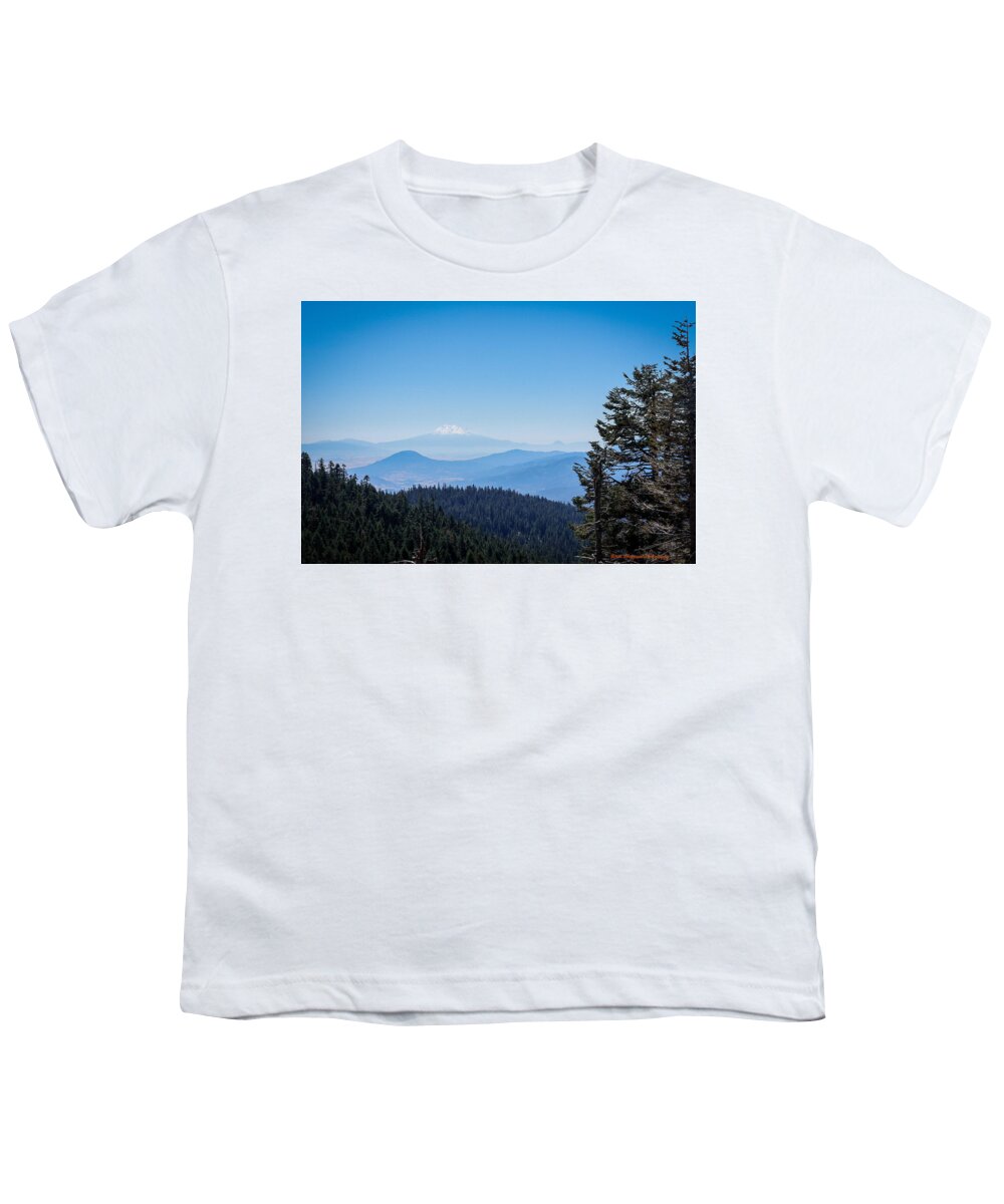 Mt Shasta in the haze #1 - Youth T-Shirt