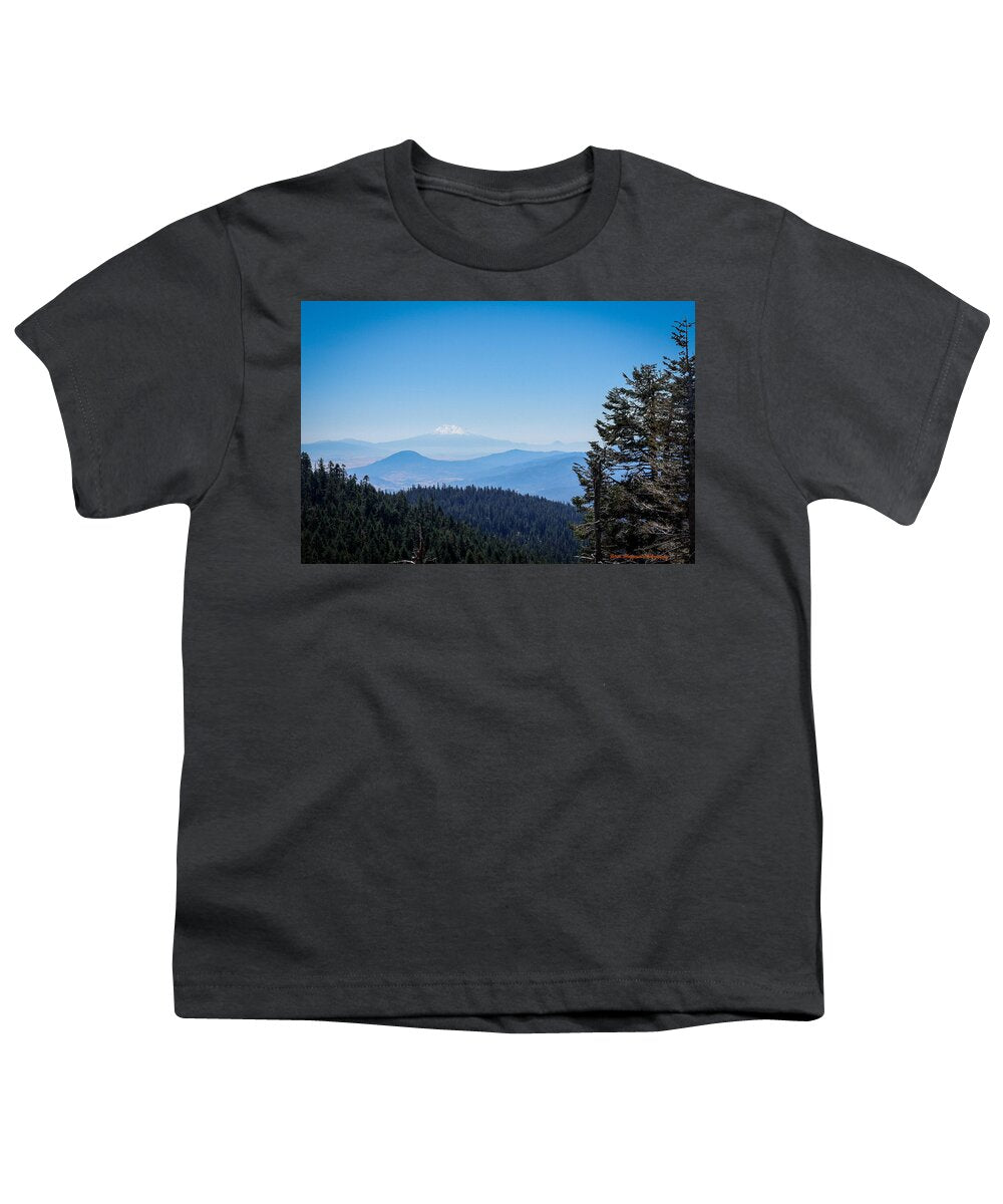 Mt Shasta in the haze #1 - Youth T-Shirt