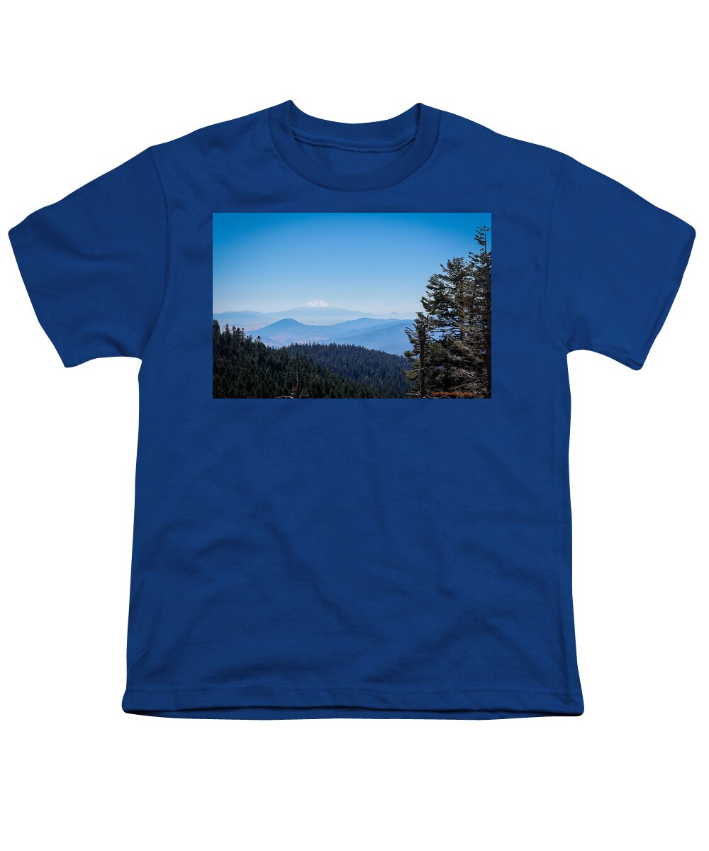 Mt Shasta in the haze #1 - Youth T-Shirt