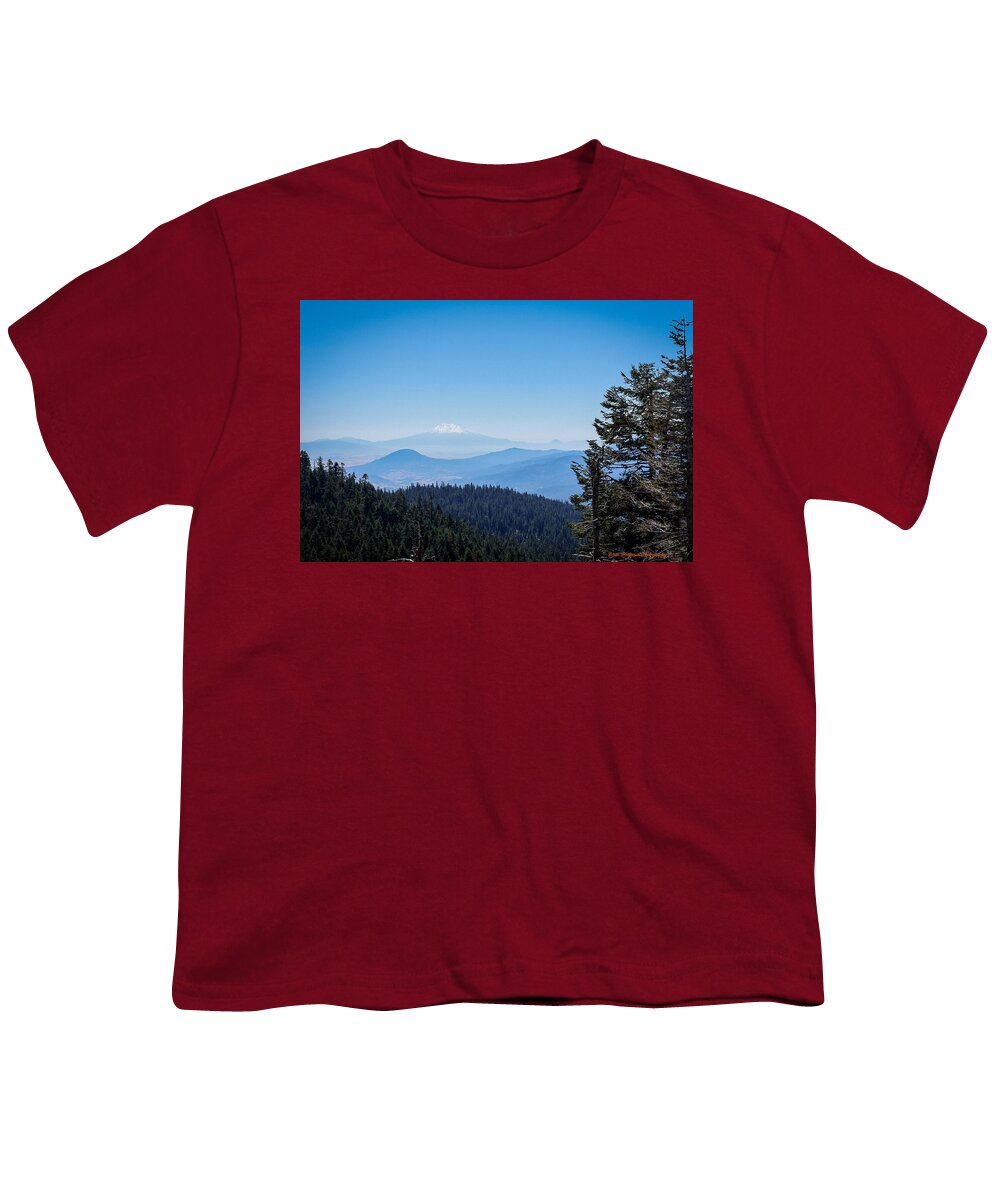 Mt Shasta in the haze #1 - Youth T-Shirt