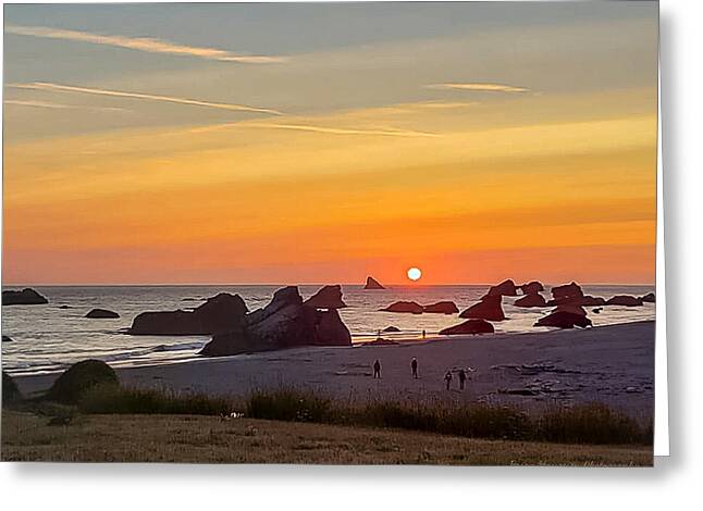 Sunset 5 1 - Greeting Card