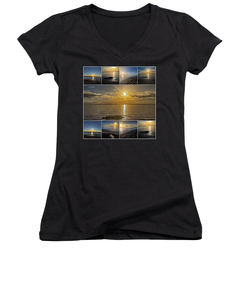 Sunsets 1 - Women's V-Neck