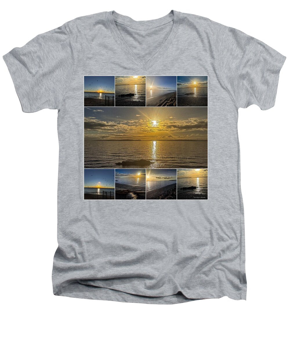Sunsets 1 - Men's V-Neck T-Shirt