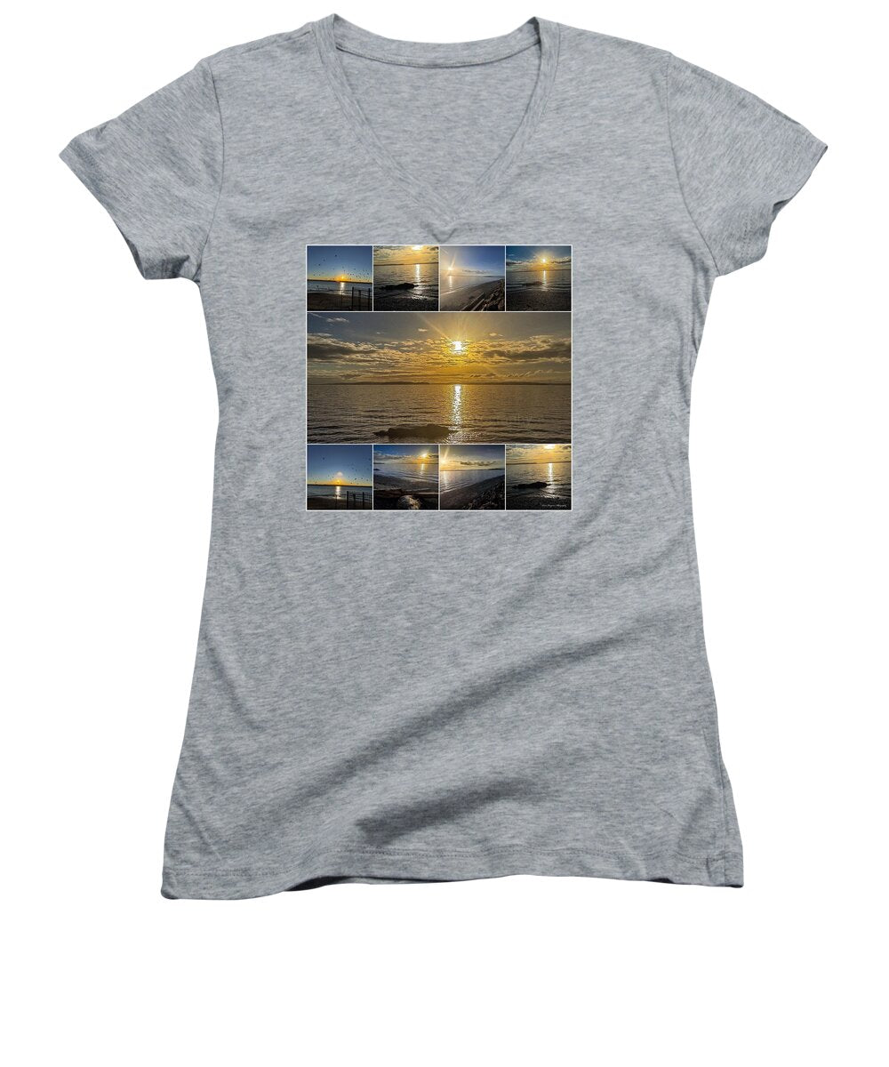 Sunsets 1 - Women's V-Neck