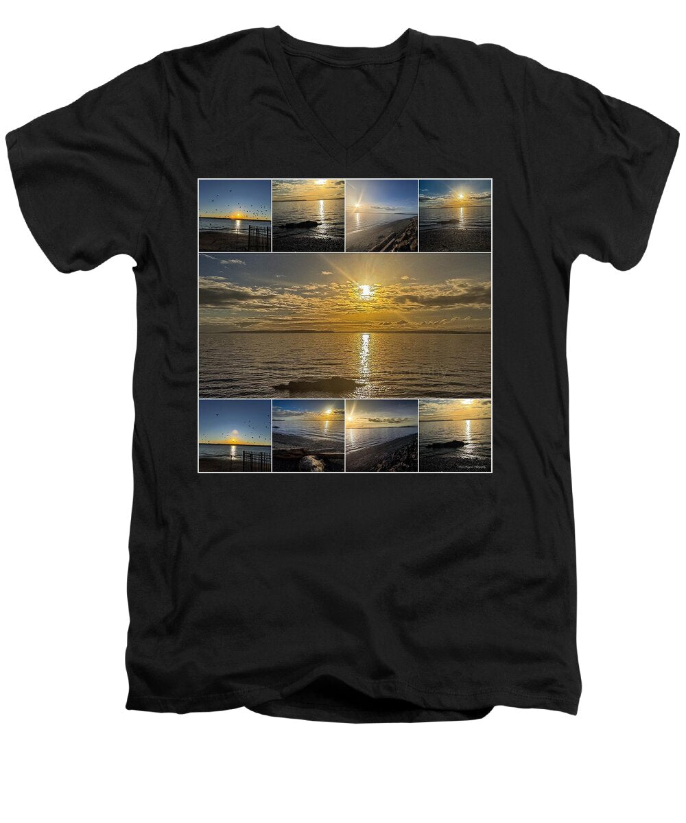 Sunsets 1 - Men's V-Neck T-Shirt