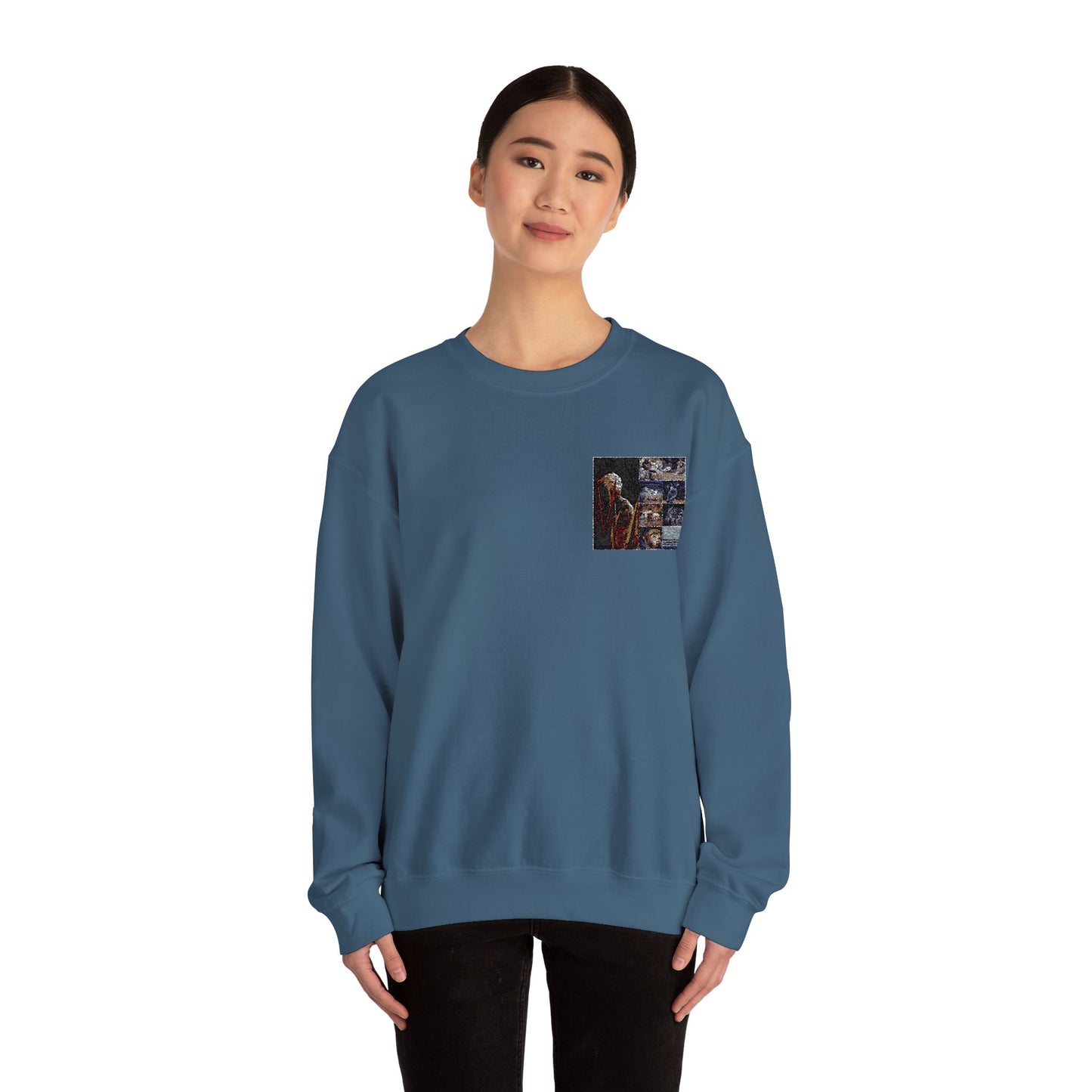 Artistic Crewneck Sweatshirt - Cozy Style for Everyday Wear