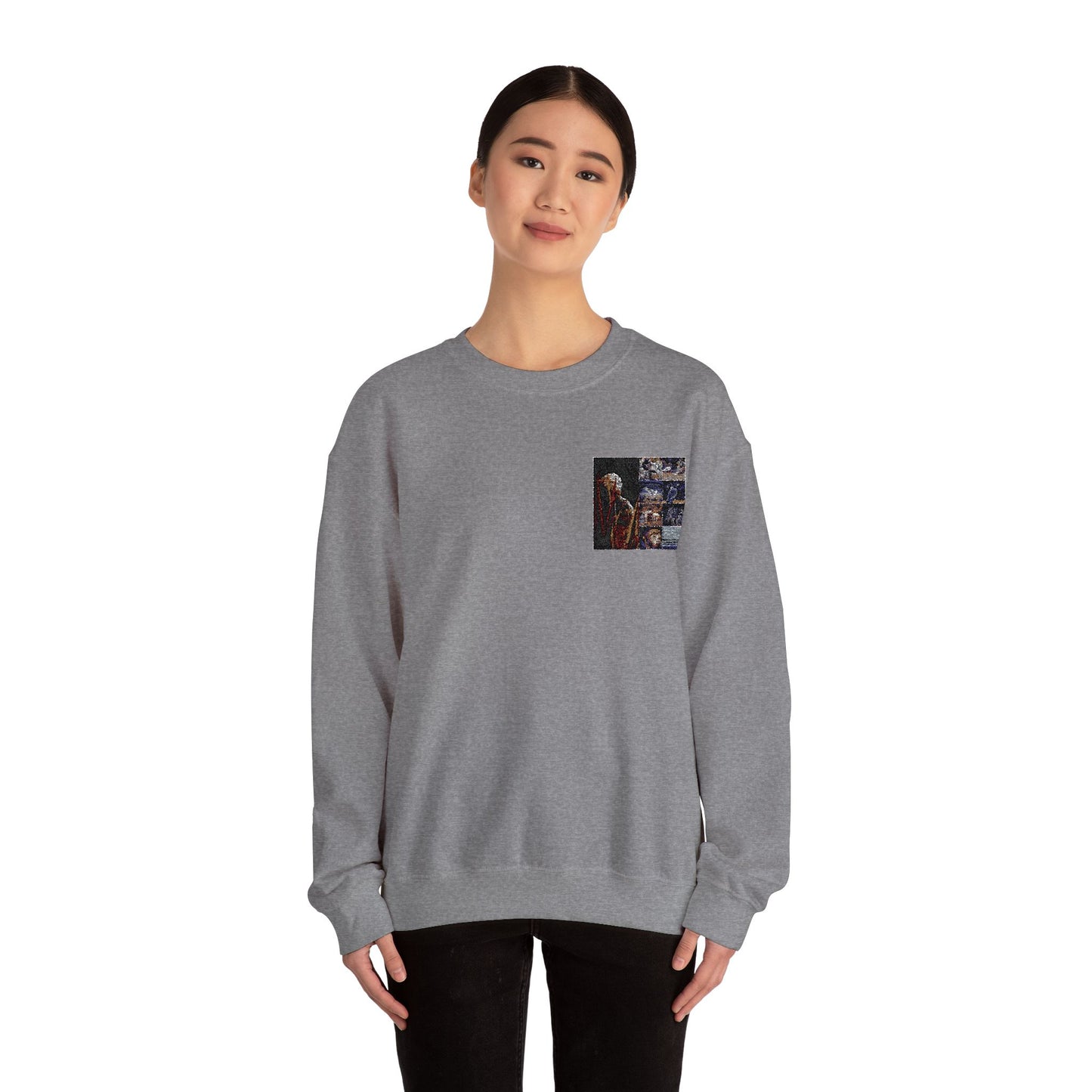 Artistic Crewneck Sweatshirt - Cozy Style for Everyday Wear