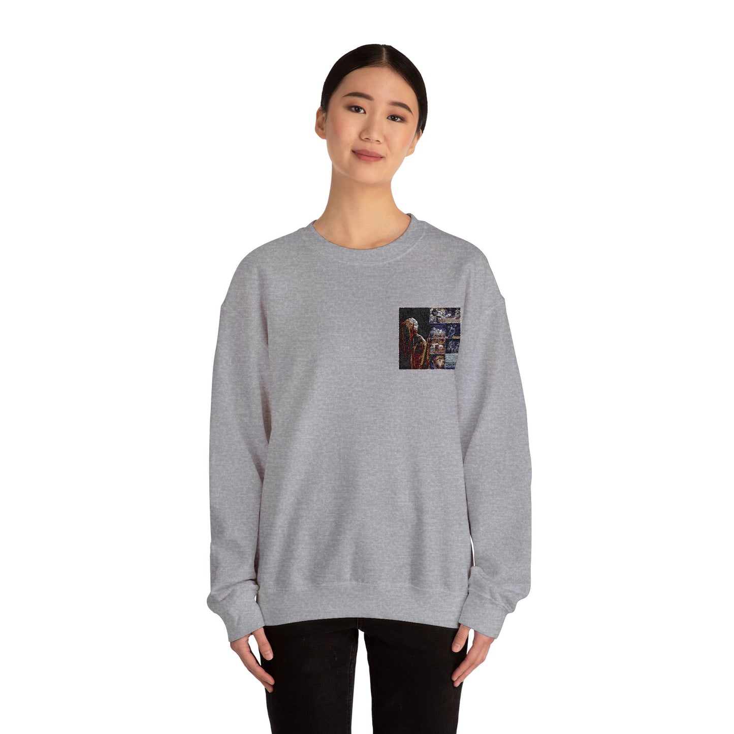 Artistic Crewneck Sweatshirt - Cozy Style for Everyday Wear