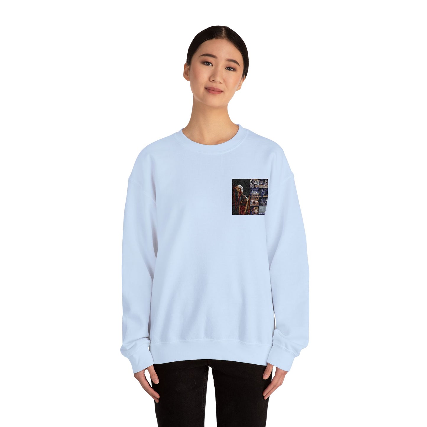 Artistic Crewneck Sweatshirt - Cozy Style for Everyday Wear