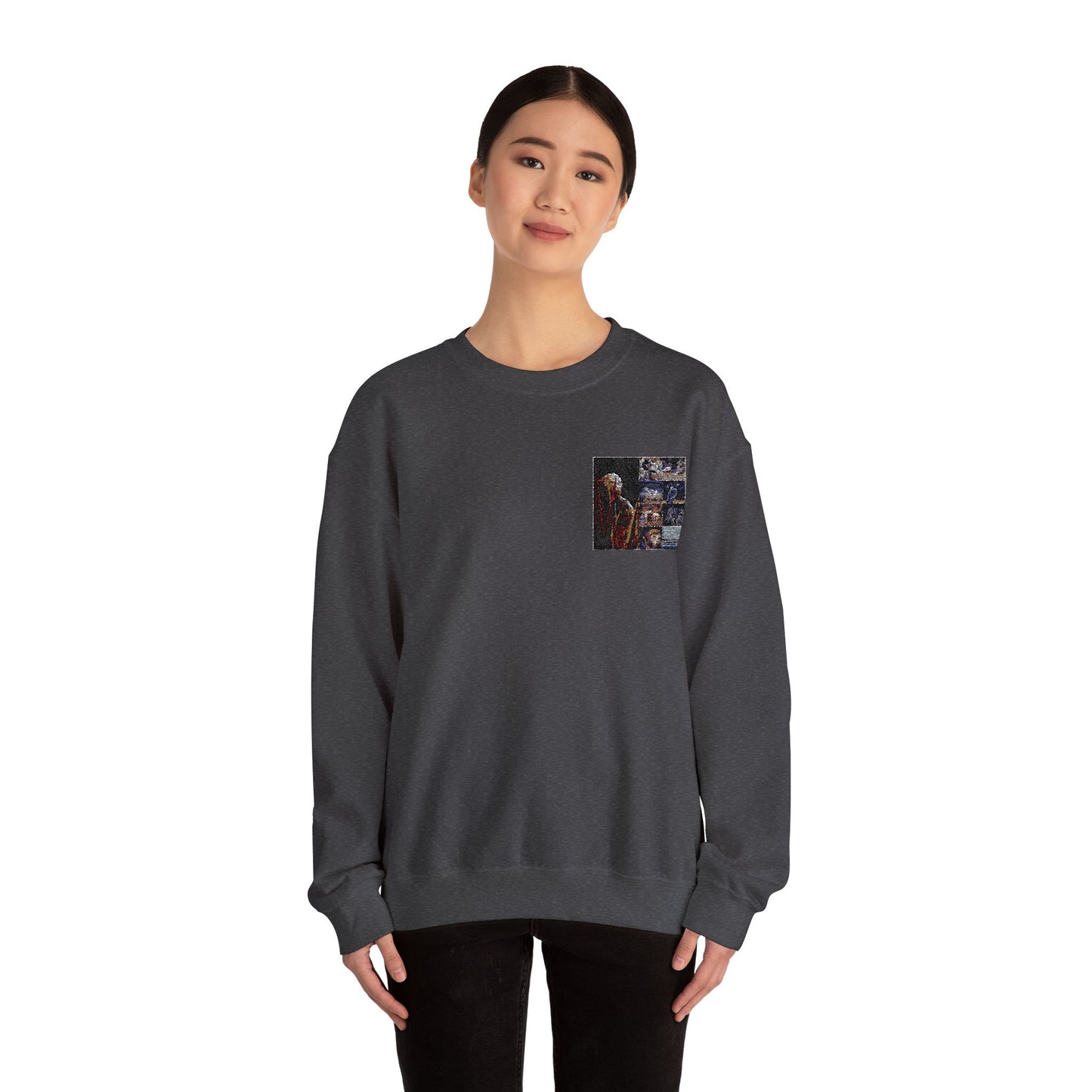 Artistic Crewneck Sweatshirt - Cozy Style for Everyday Wear