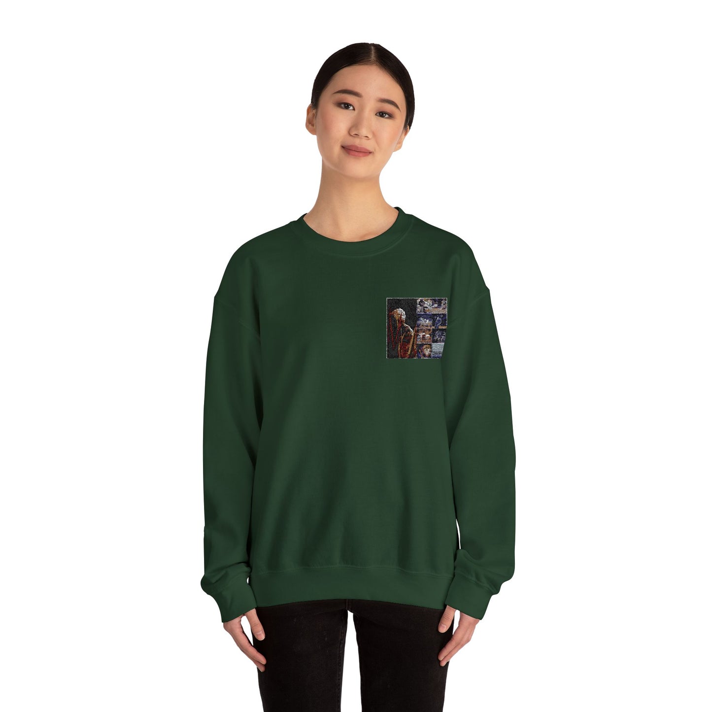 Artistic Crewneck Sweatshirt - Cozy Style for Everyday Wear