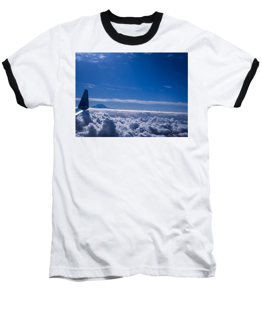 Above the clouds - Baseball T-Shirt