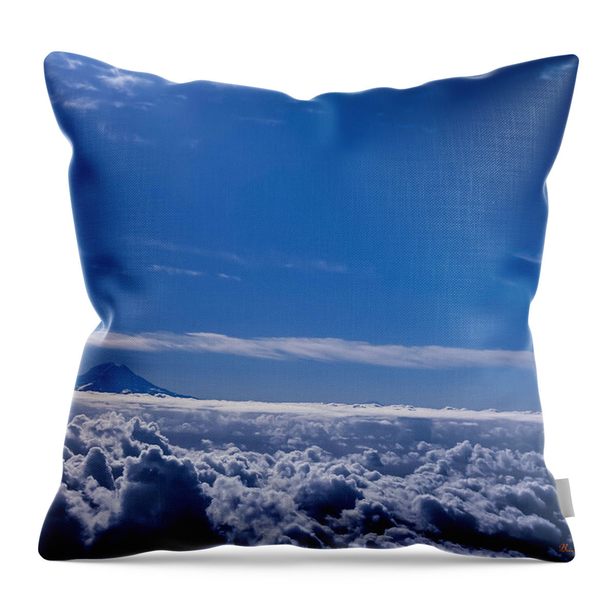 Above the clouds - Throw Pillow