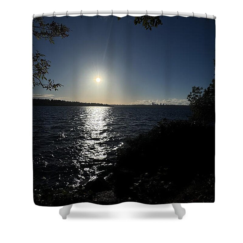 As the sun sets - Shower Curtain