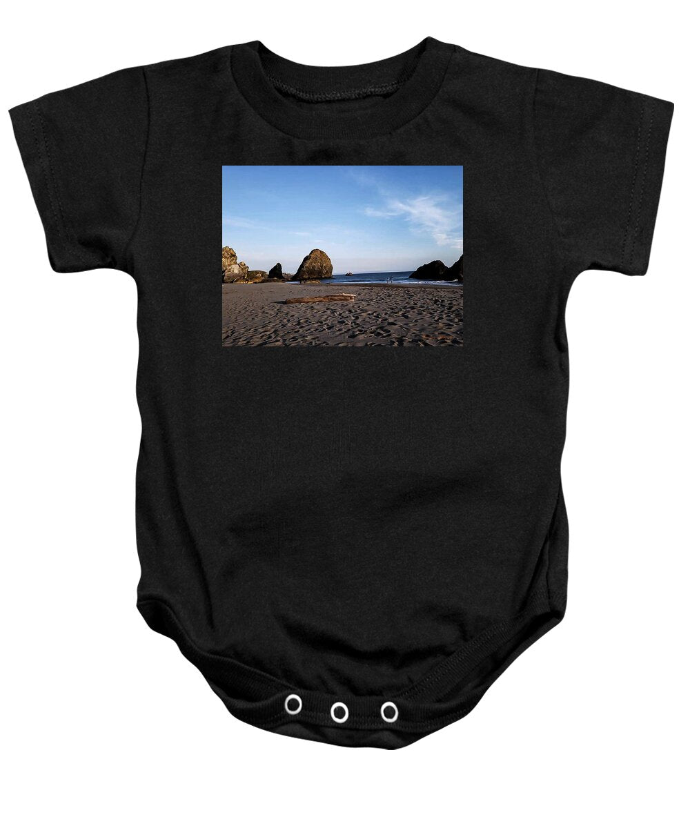 At the beach 4 - Baby Onesie
