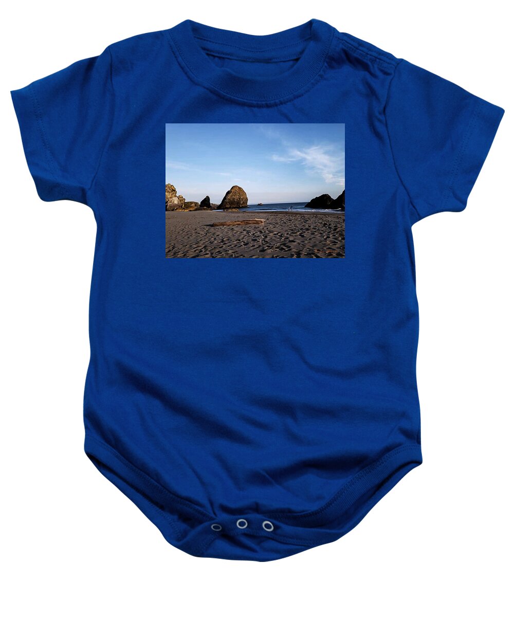 At the beach 4 - Baby Onesie