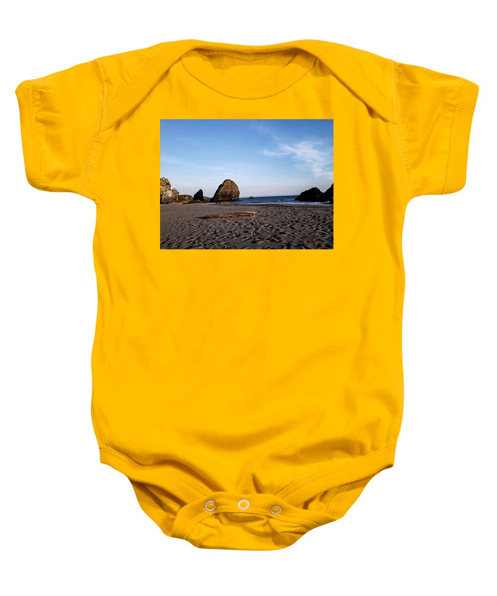 At the beach 4 - Baby Onesie