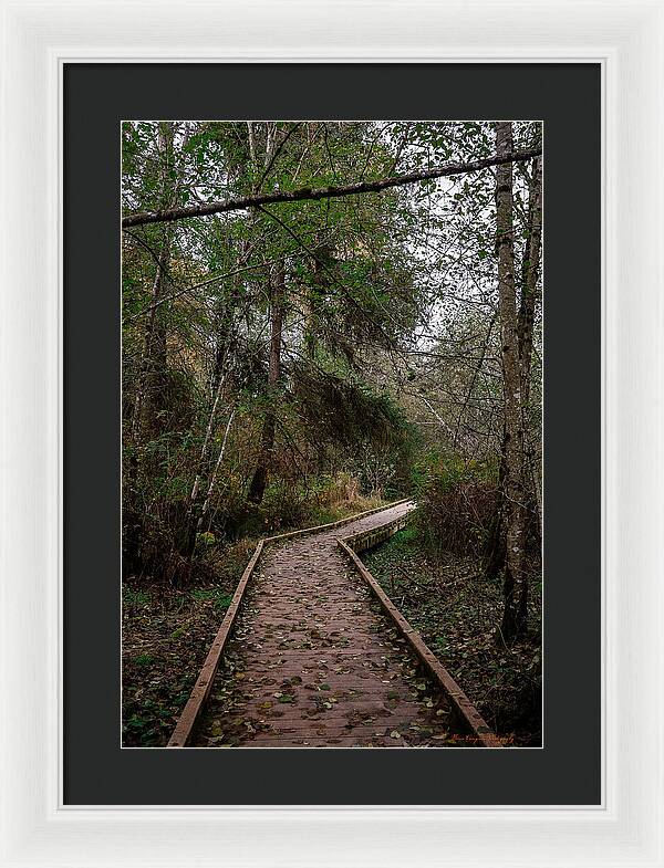 Autumn walk - Framed Print