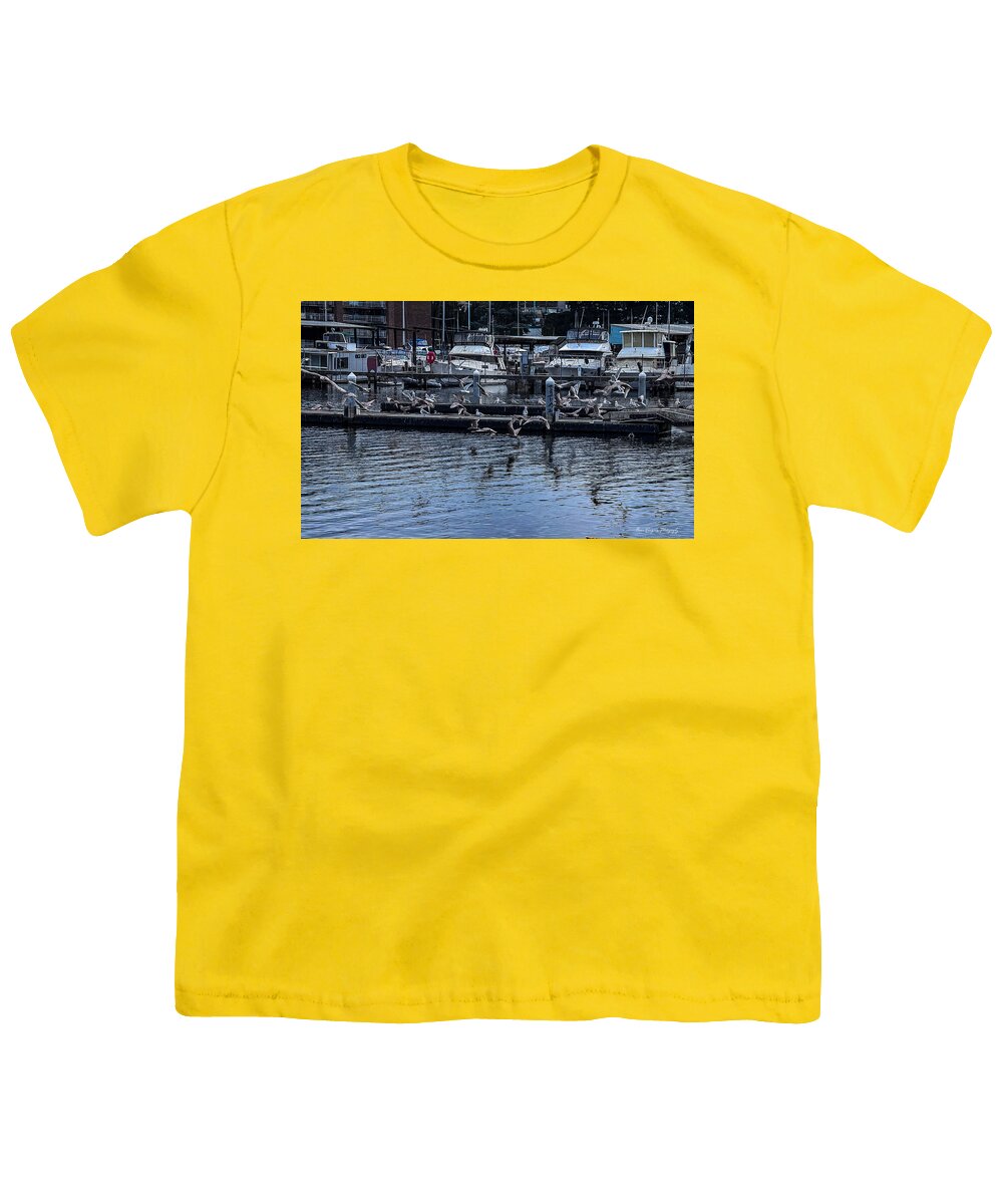 Birds at the Dock - Youth T-Shirt