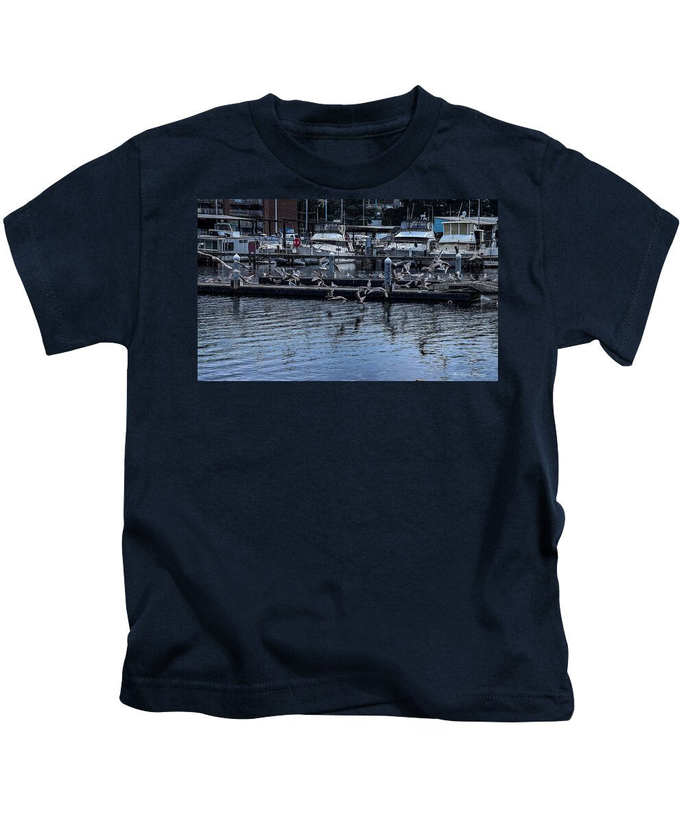 Birds at the Dock - Kids T-Shirt