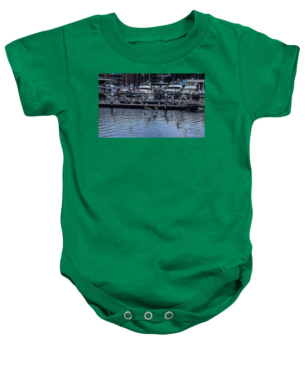 Birds at the Dock - Baby Onesie
