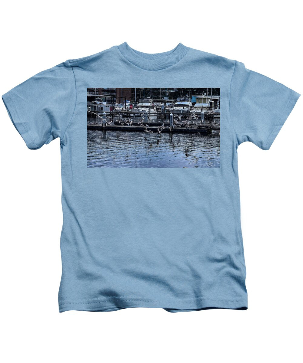 Birds at the Dock - Kids T-Shirt