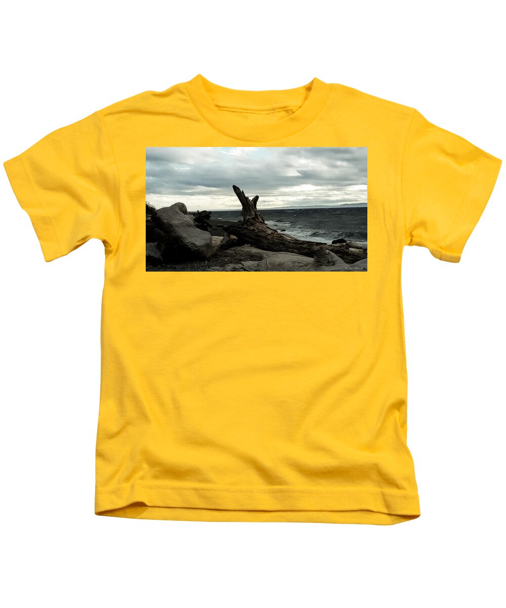 Burnt wood - Kids T-Shirt