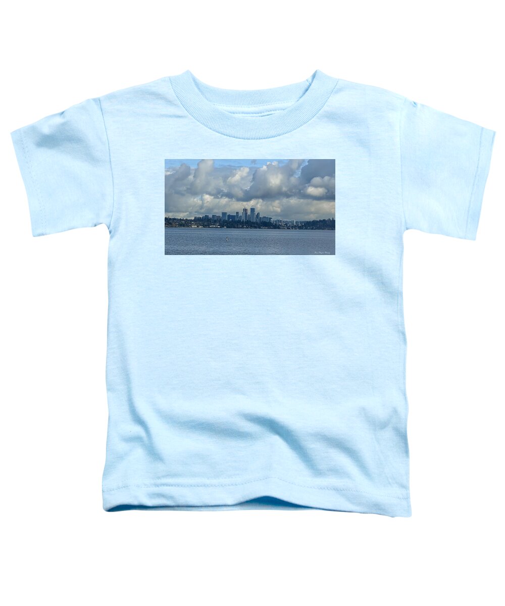 Clouds above the city - Toddler T-Shirt