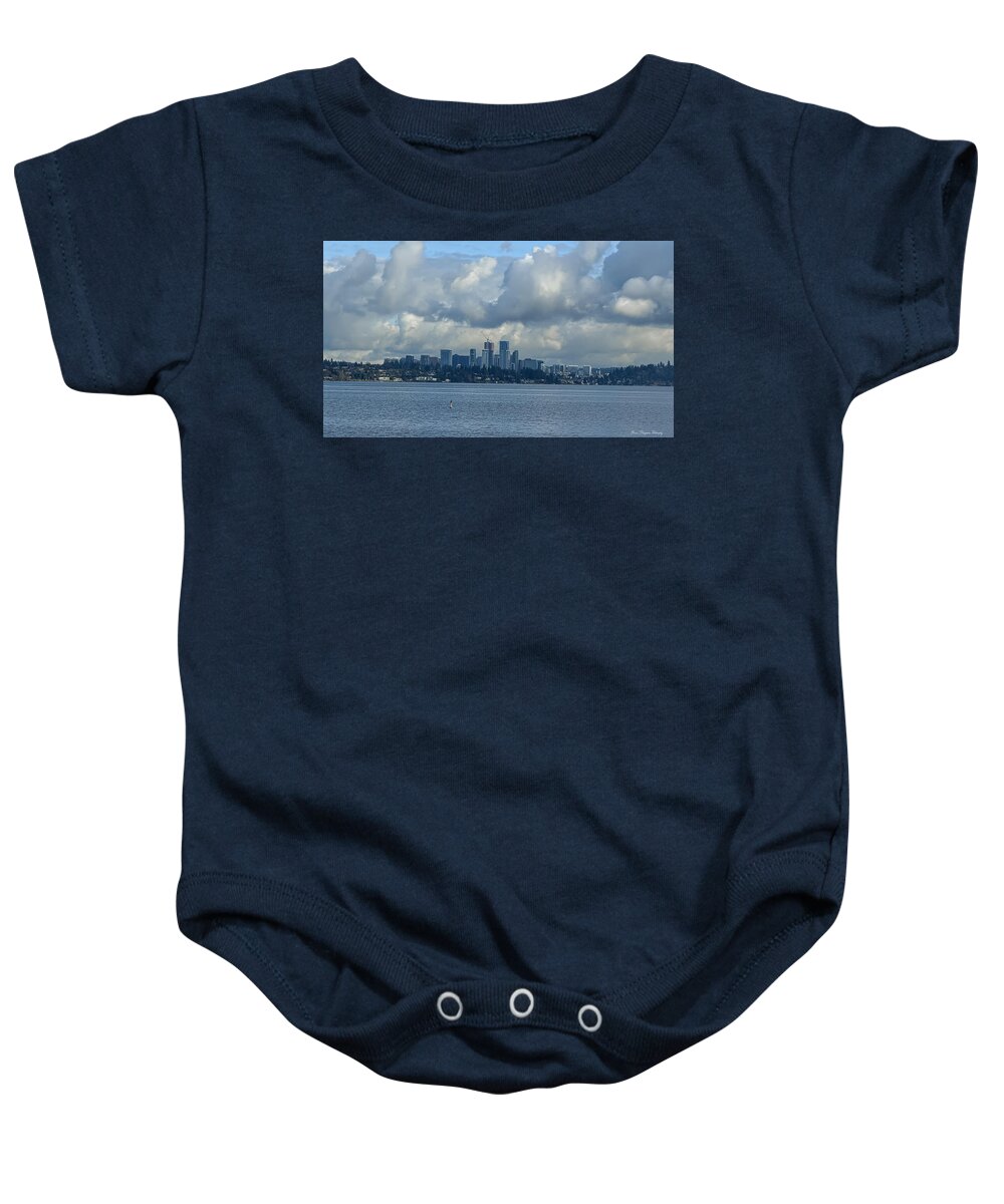Clouds above the city - Baby Onesie
