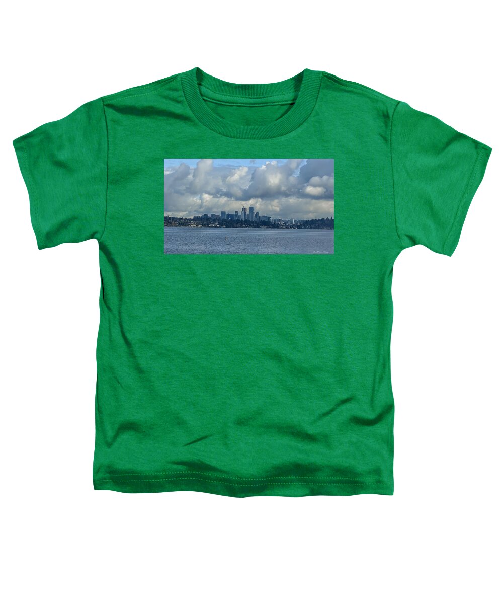 Clouds above the city - Toddler T-Shirt