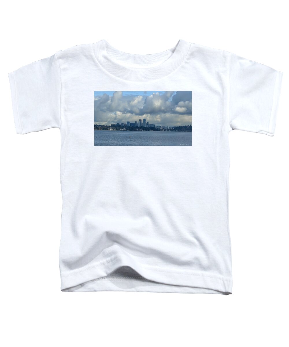 Clouds above the city - Toddler T-Shirt