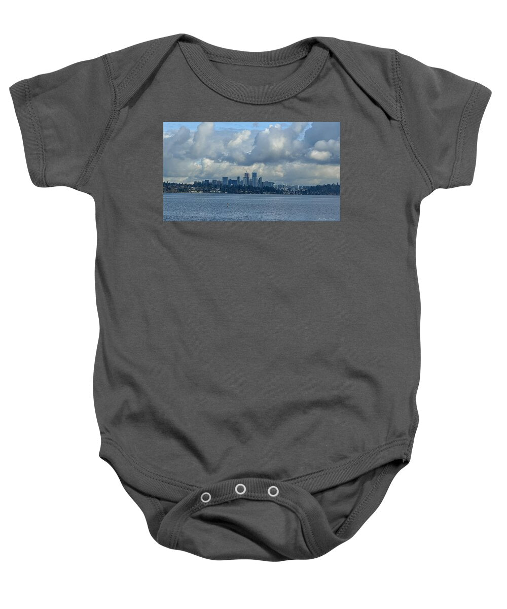 Clouds above the city - Baby Onesie