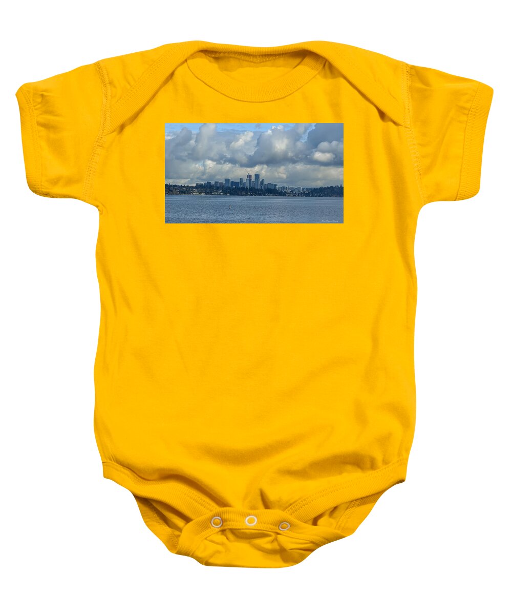 Clouds above the city - Baby Onesie
