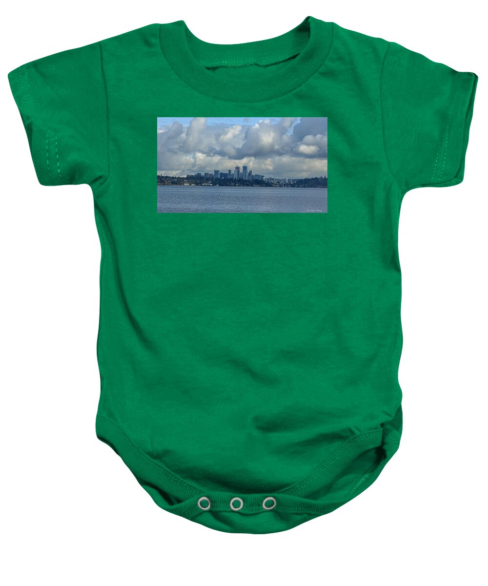 Clouds above the city - Baby Onesie