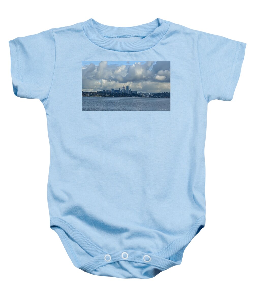 Clouds above the city - Baby Onesie