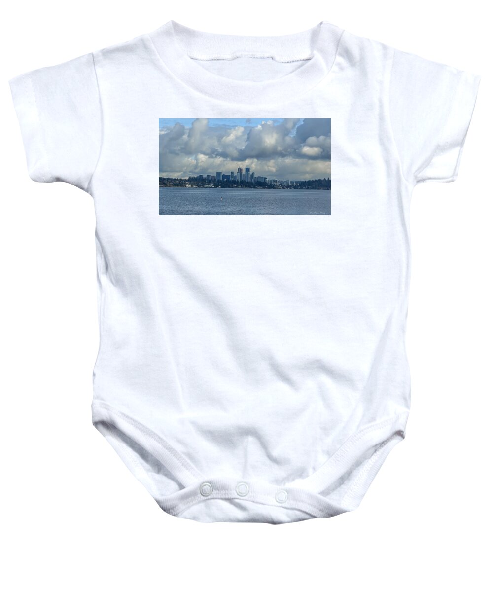 Clouds above the city - Baby Onesie