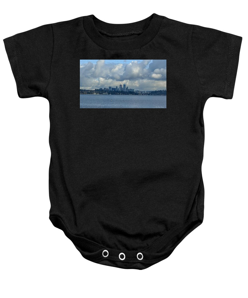 Clouds above the city - Baby Onesie