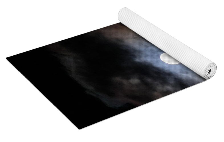 Clouds around the moon - Yoga Mat