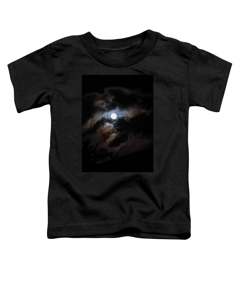 Clouds around the moon - Toddler T-Shirt
