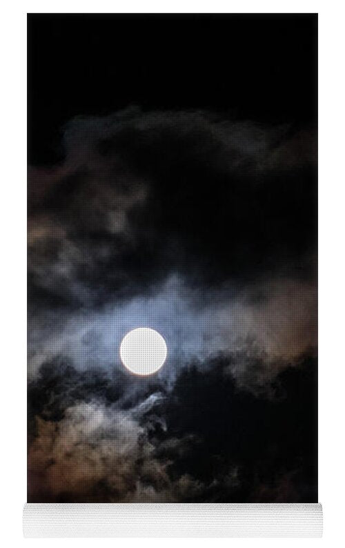 Clouds around the moon - Yoga Mat