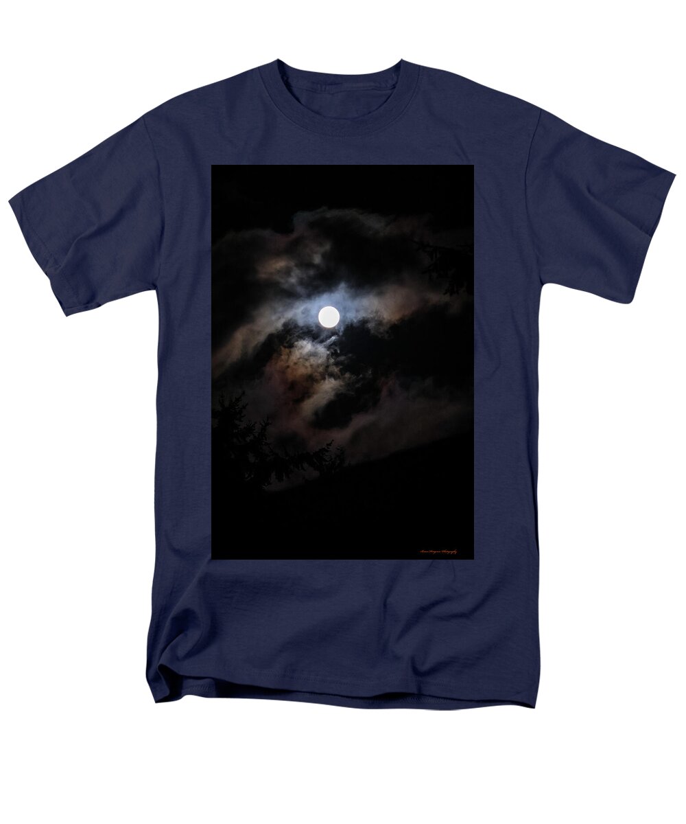 Clouds around the moon - Men's T-Shirt (Regular Fit)