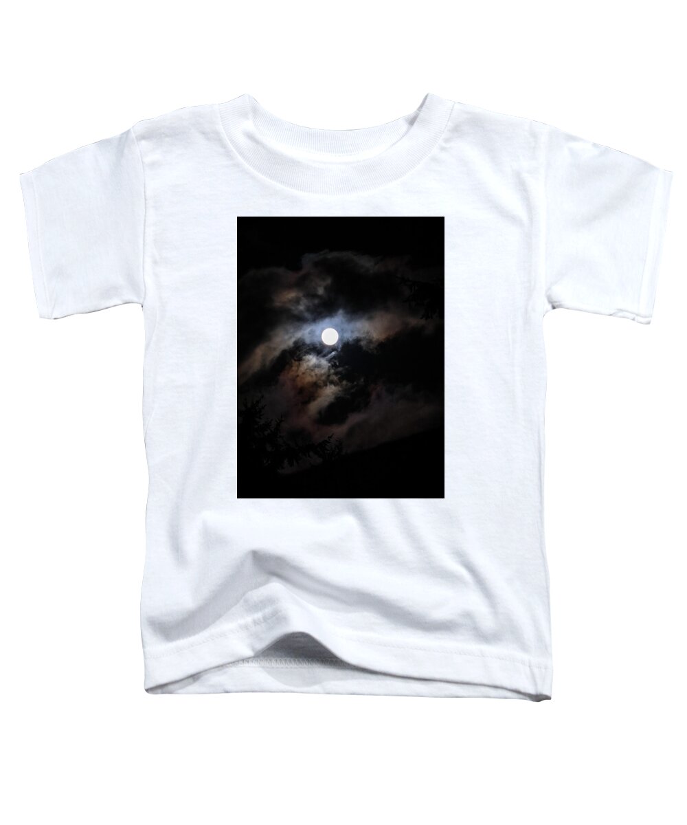 Clouds around the moon - Toddler T-Shirt