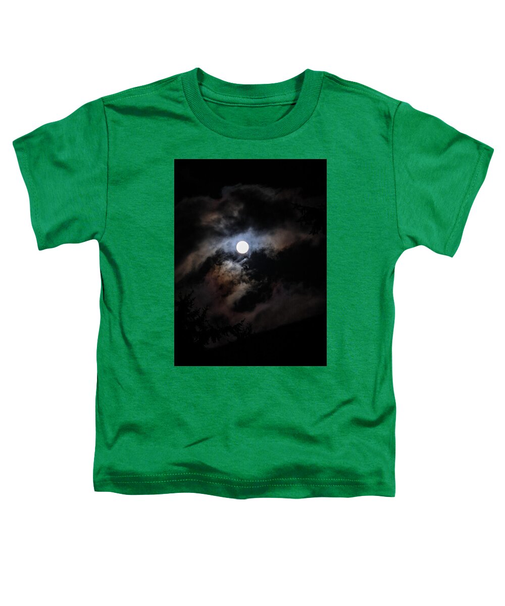 Clouds around the moon - Toddler T-Shirt