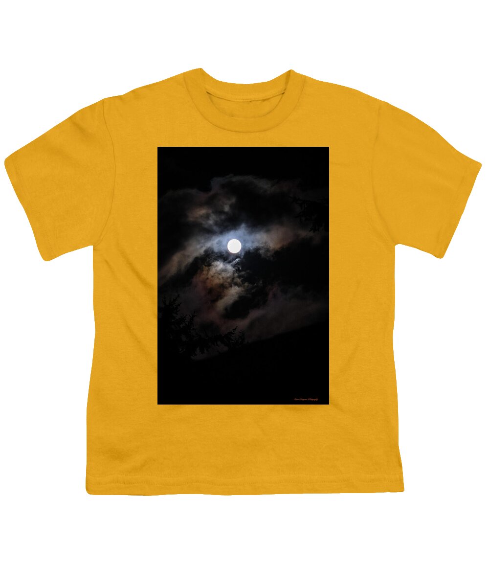 Clouds around the moon - Youth T-Shirt