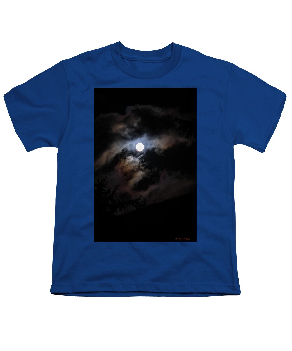 Clouds around the moon - Youth T-Shirt