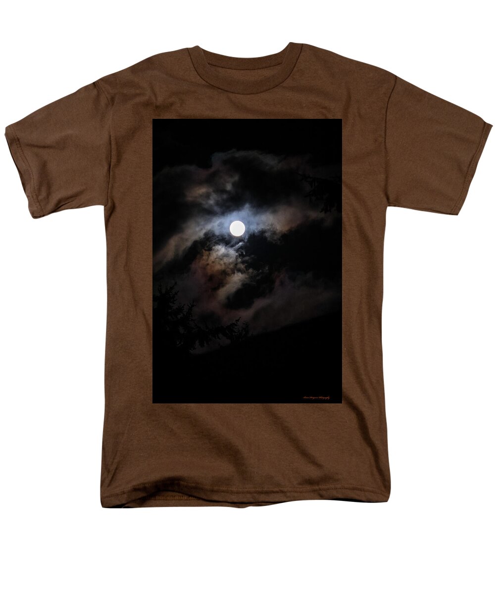 Clouds around the moon - Men's T-Shirt (Regular Fit)