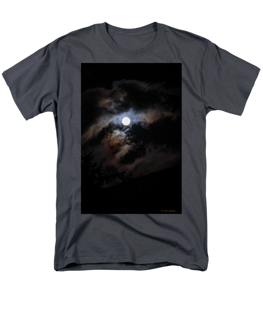 Clouds around the moon - Men's T-Shirt (Regular Fit)