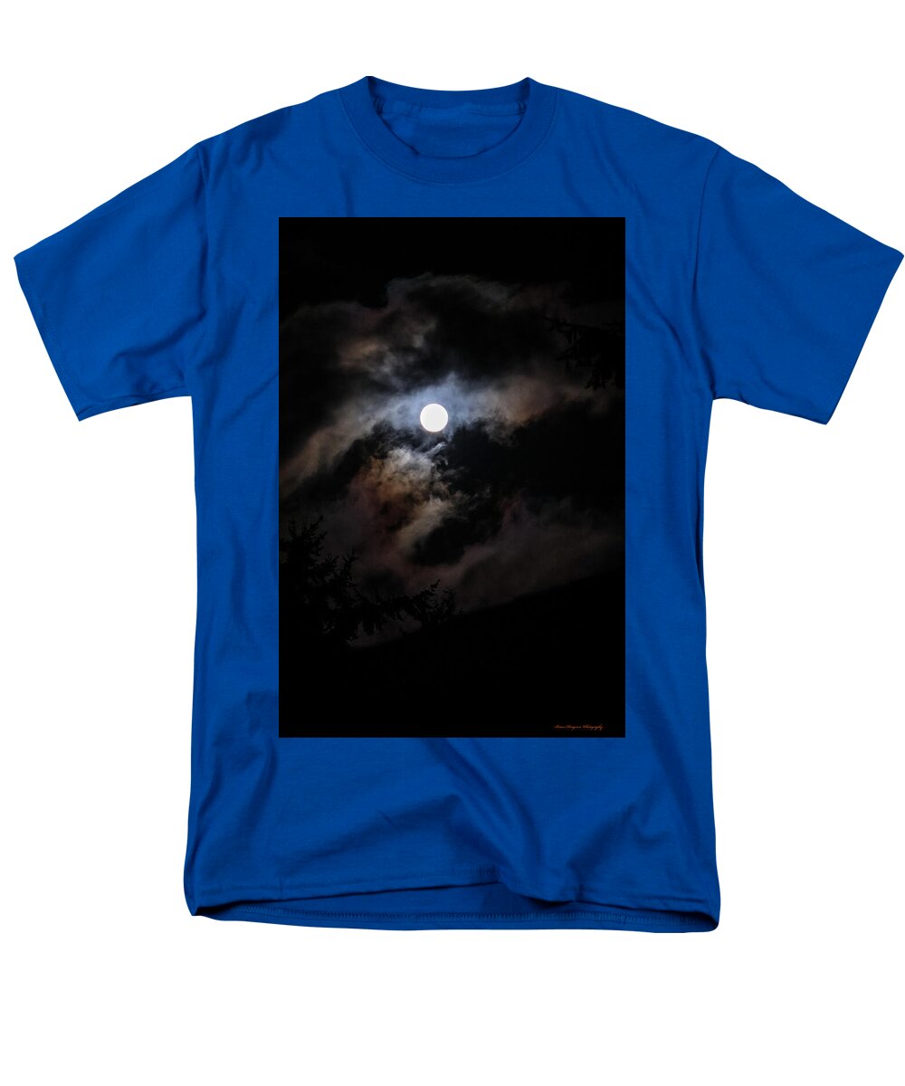 Clouds around the moon - Men's T-Shirt (Regular Fit)
